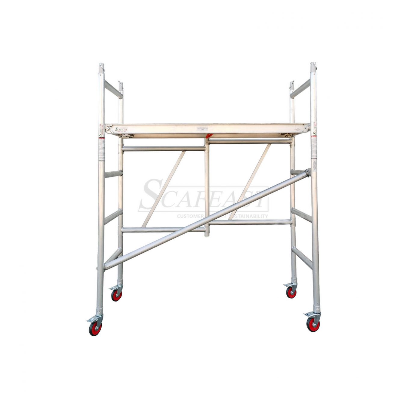 Foldable Mobile Scaffold Tower 2M – Single Width