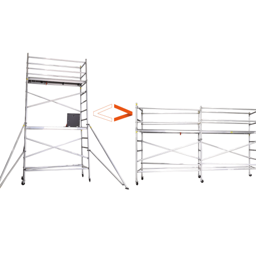 Aluminium Scaffold Tower 2M - 2 Bays