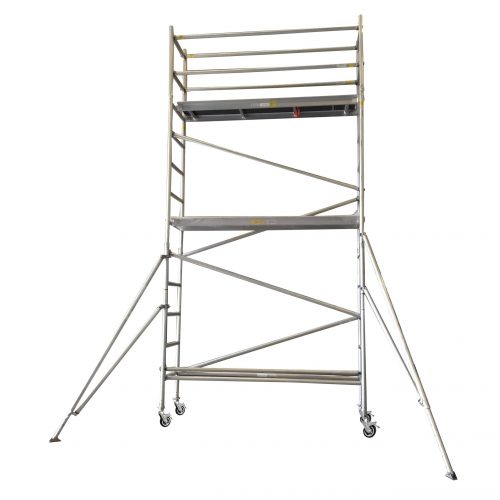 5M Aluminium Mobile Scaffold Tower - Single Long