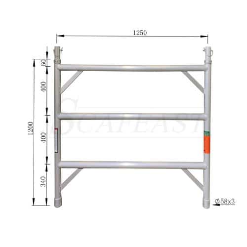 mobile scaffold frame 1200D spec