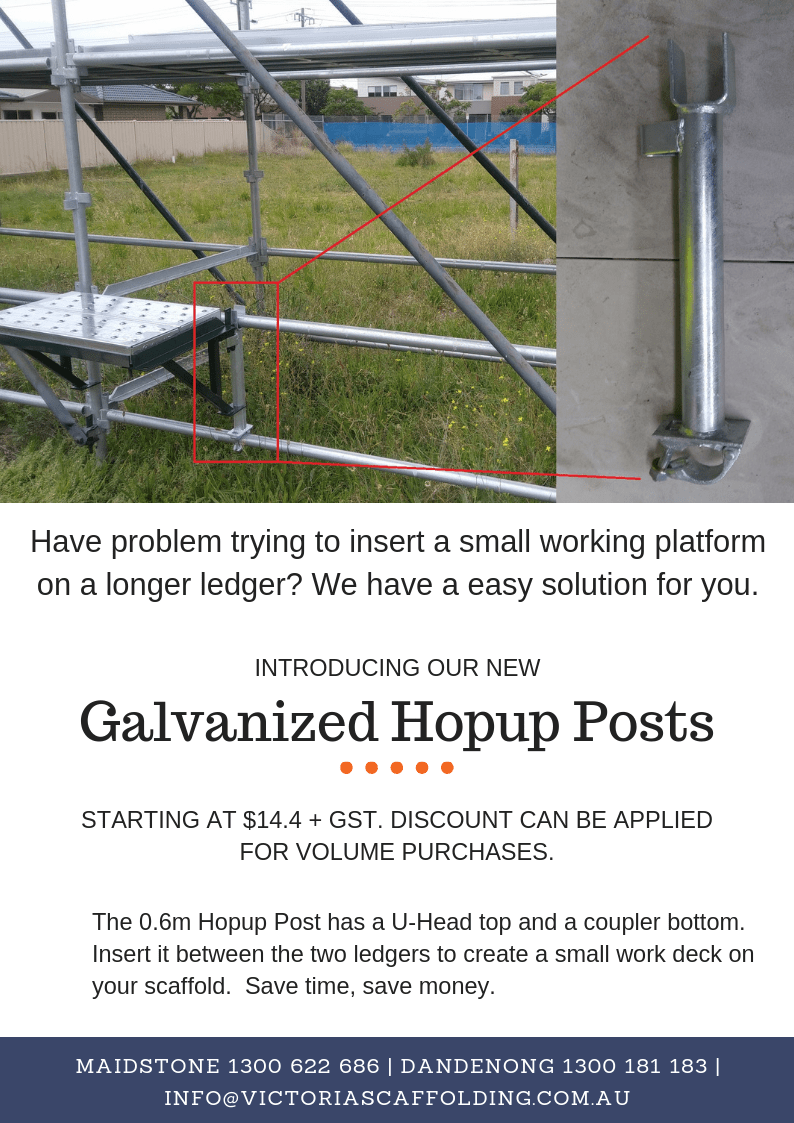 Galvanized Hopup Posts