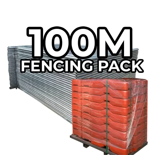 Temporary fencing 100m package